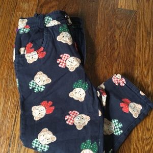 Toddler Girl Jacadi Paris Teddybear Pants Size 4t
